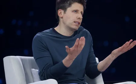 Sam Altman discusses his reliance on ChatGPT for early parenting guidance.