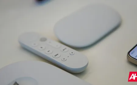 Google TV Streamer device displaying promotional pricing for YouTube TV subscribers