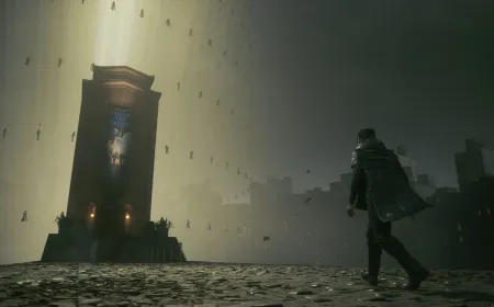 The illustration shows the open world Manhattan setting and linear dungeon paths in Control Resonant.