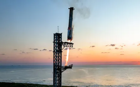 The image shows the SpaceX corporate logo during financial news coverage of its S&P 500 exclusion decision.
