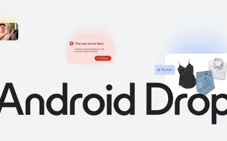 The Android interface displays a warning alert for suspected fraudulent incoming calls.