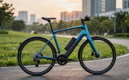 A modern electric bicycle battery pack and motor assembly demonstrate current power system advancements.