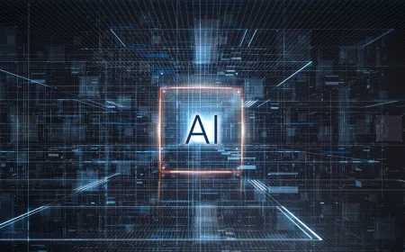 Enterprise dashboard displaying AI performance metrics and strategic workflow optimization
