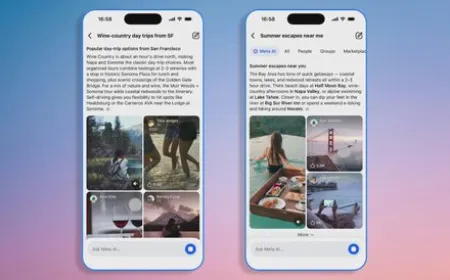 Facebook introduces AI Mode search powered by Meta AI and Muse Spark, plus AI photo collages, video transitions, and outfi...