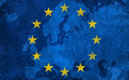 Conceptual illustration of open source software sovereignty and the debate over digital independence in Europe.