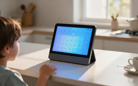 How Smart Displays Manage Household Routines