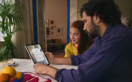 The updated iOS 27 Screen Time interface displays parental controls and usage limits.