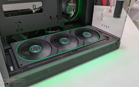 Tryx Luca Compact mid-tower PC chassis featuring tempered glass panels and BTF motherboard compatibility.