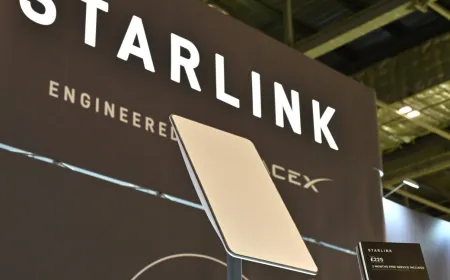 A Starlink satellite dish and router show the shift to mandatory monthly hardware rental fees.