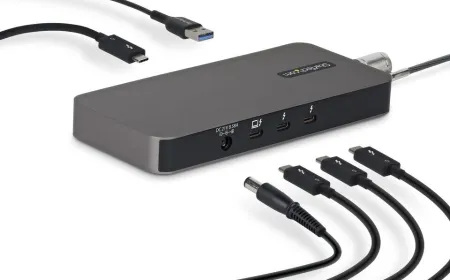StarTech.com four-port Thunderbolt 5 hub featuring Thunderbolt Share technology at InfoComm 2026.