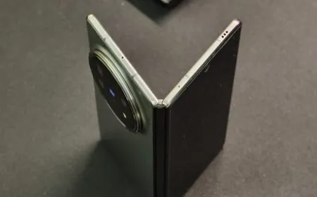Vivo X Fold 6 foldable smartphone with detachable telephoto converter and rear camera module