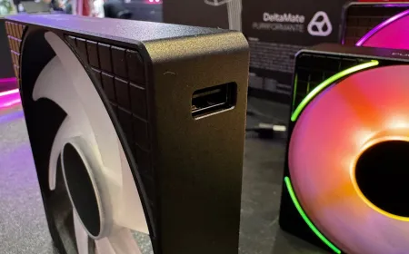 Thermal Grizzly displays DeltaMate water blocks and Purrformate fans for Intel and AMD at Computex 2026.