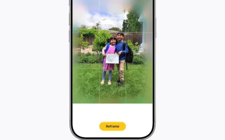iOS 27 introduces AI photo editing tools like spatial reframing, expand, and Image Playground generative controls.