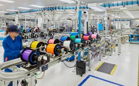 Amazon and Corning multi-billion-dollar fiber optic deal for data center infrastructure.