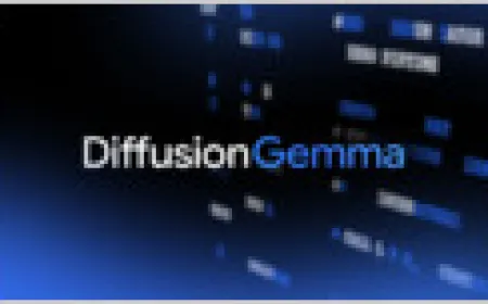 Google DiffusionGemma 26B open model architecture diagram shows text diffusion for faster text generation.