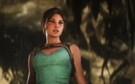 Alix Wilton Regan auditions using reference scenes from the 2001 Tomb Raider film.