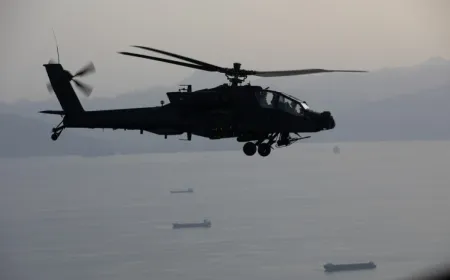 A US uncrewed surface vehicle supports a maritime rescue operation near the Strait of Hormuz.