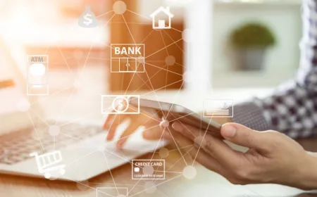 Financial services data visualization depicting agentic AI adoption metrics and security workflow shifts