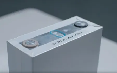 Sodium-ion battery modules are assembled for grid-scale energy storage.