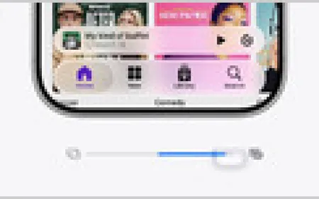 This interface slider lets users adjust Apple's Liquid Glass transparency from opaque to fully clear.