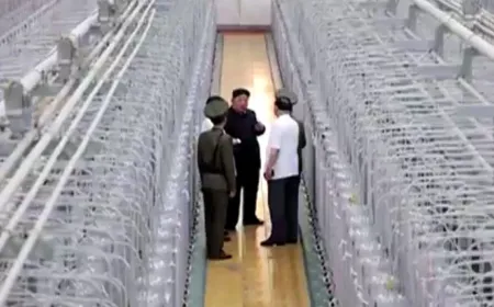 North Korea inaugurates a new nuclear materials facility and announces exponential military expansion.