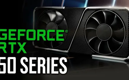 Nvidia RTX 5000 Super graphics cards are shown alongside performance charts detailing hardware refresh cycles.