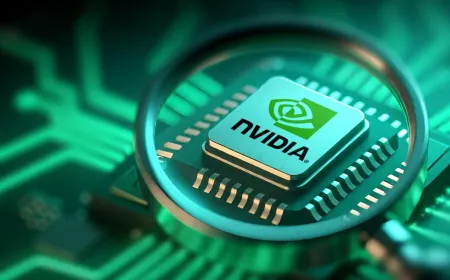 Nvidia corporate logo and financial charts illustrating bond market activity.