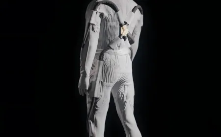 This Axiom Space and Prada liquid cooling garment regulates astronaut temperature and manages oxygen for Artemis missions.