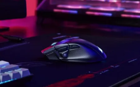 The Corsair Nightsword v2 Wireless SD gaming mouse includes a dedicated Stream Deck launch button for direct shortcut exec...