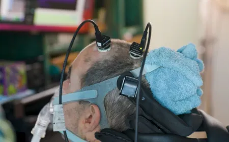 A brain-computer interface enables a speechless ALS patient to communicate using adaptive neural decoding algorithms.