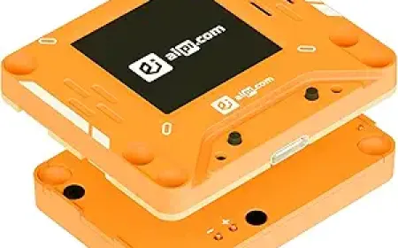 The device features dedicated hardware for local artificial intelligence processing and real-time code execution.