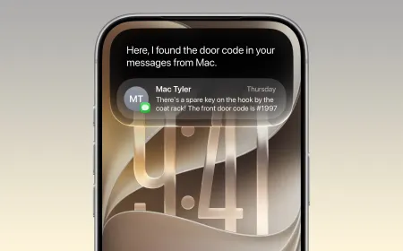 iOS 27 Siri interface demonstrating contextual awareness and cross-device conversation continuity.