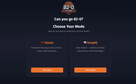 Basketball roster draft interface displaying player selections across randomized eras
