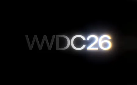 Apple WWDC 2026 keynote stage displays developer roadmap details and upcoming artificial intelligence integration plans.