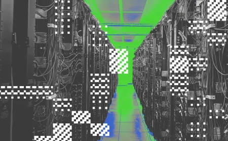 A large data center in New York operates under a new one-year construction moratorium.