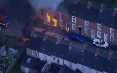 UK Prime Minister Keir Starmer addresses the press regarding the Belfast disturbances.
