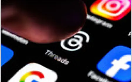 Threads app interface showing the new Your Algo tool and Communities feature on a smartphone screen