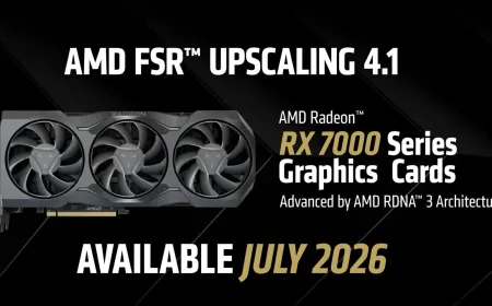 AMD FSR 4.1 upscaling architecture for RDNA 3 hardware prioritizes visual parity with RDNA 4 and software optimization.