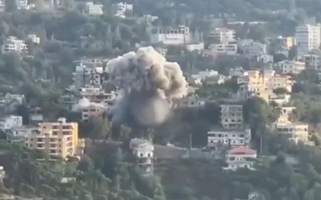 Cross-Border Strikes and Rocket Interceptions in Southern Lebanon