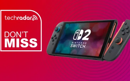 The graphic displays Nintendo Switch 2 pricing details for the upcoming AU$769.95 retail cost and EOFY promotional rate.