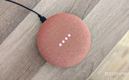 The Google Home app settings menu displays the option to switch from Gemini back to the legacy Assistant.