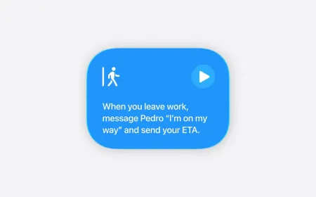 The Apple Shortcuts interface displays natural language command input for automating daily workflows.