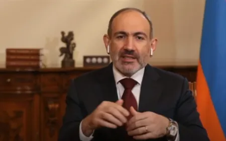 Armenian Prime Minister Nikol Pashinyan addresses supporters after securing a decisive parliamentary victory.