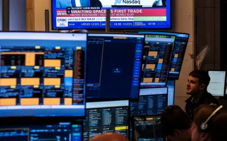 A SpaceX rocket launches during the company historic stock market debut that triggered an eleven percent price increase.