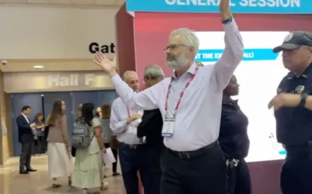 Police removed five researchers from the American Diabetes Association conference after they distributed a journal editorial.