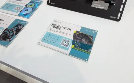 DeepCool displays its updated case fan lineup at Computex 2026, highlighting quiet operation and streamlined cable managem...