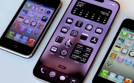 Graphic illustrating the complete list of iOS versions from the first release to the present.