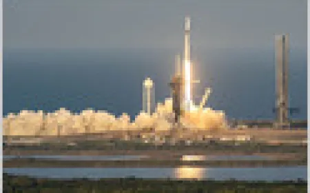 SpaceX logo.