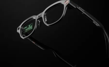 The Monako Glass wearable computer features a waveguide display and gesture controls for AI coding.