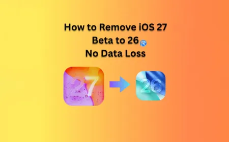Rolling Back from iOS 27 Beta to Stable iOS 26